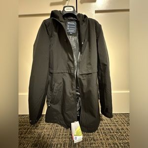Brand new with tag black waterproof jacket. US size 2.